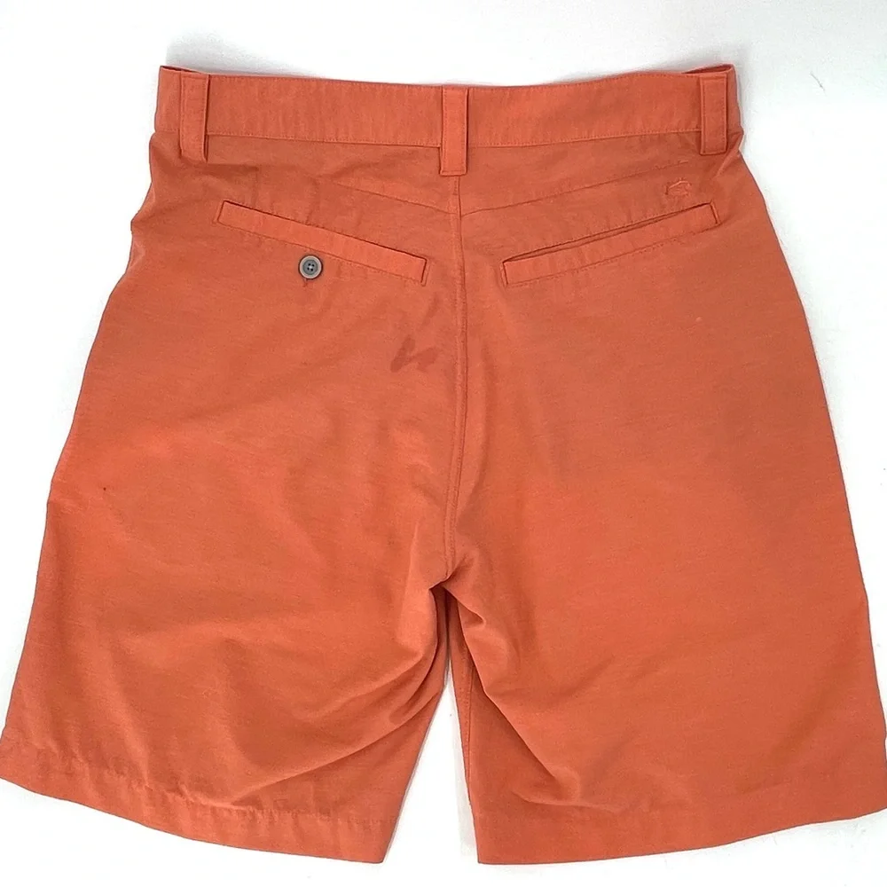 Southern Tide‎ Skipjack Shorts Men’s 30W in Mineral Red Flat Front Performance